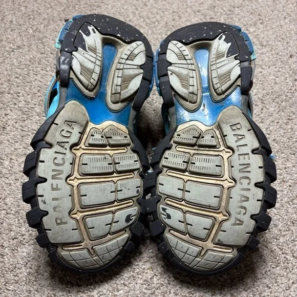 Balenciaga Blue and Pink Men's Sneakers - Picture 7 of 7